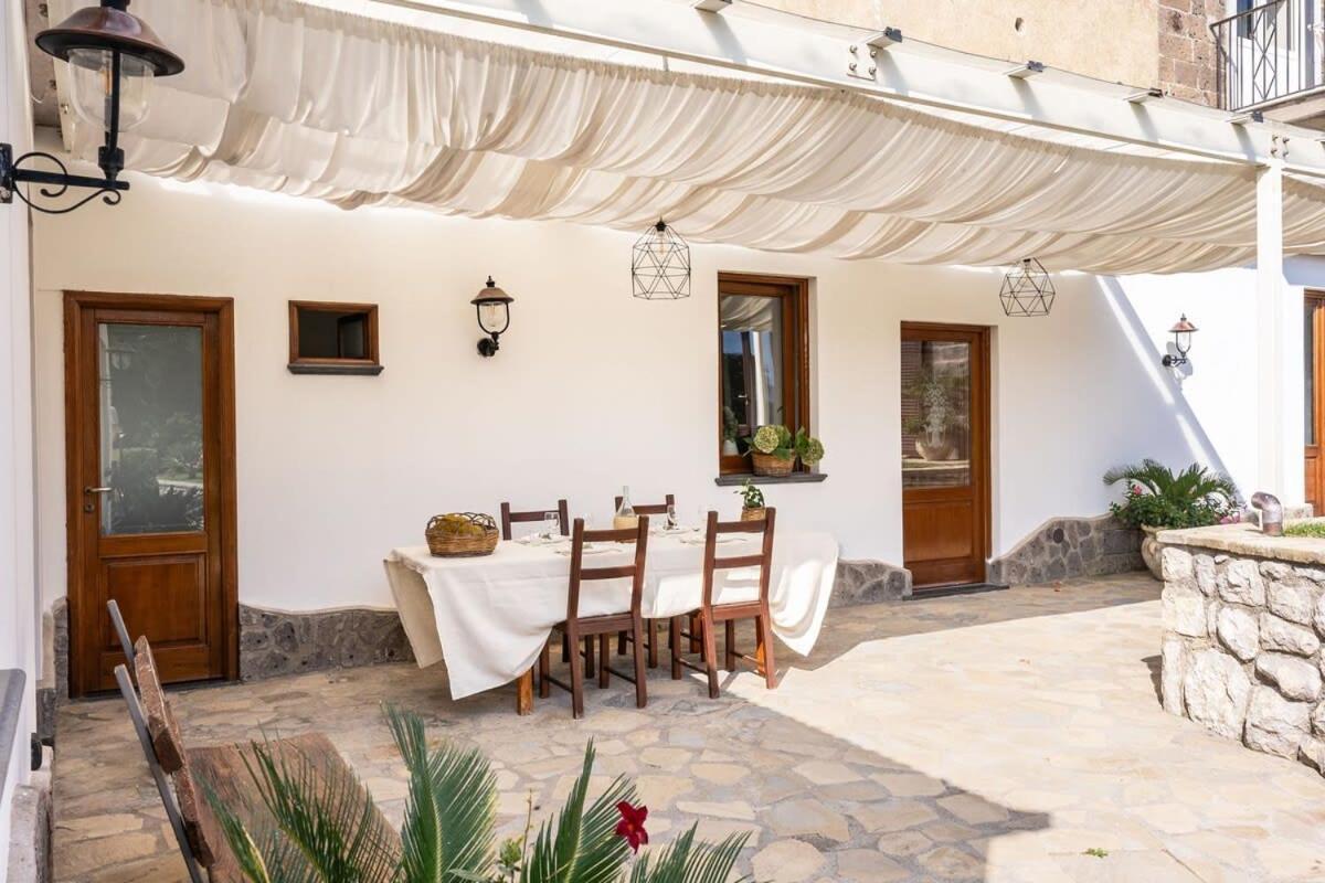 Villa Mimosa Rustic Elegance Views & Pool Massa Lubrense Exteriér fotografie