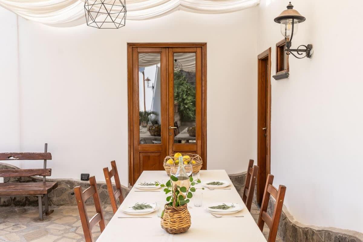 Villa Mimosa Rustic Elegance Views & Pool Massa Lubrense Exteriér fotografie