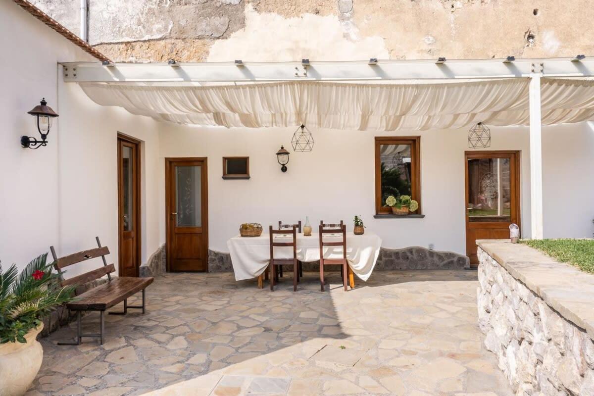 Villa Mimosa Rustic Elegance Views & Pool Massa Lubrense Exteriér fotografie