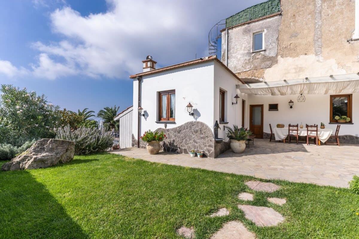 Villa Mimosa Rustic Elegance Views & Pool Massa Lubrense Exteriér fotografie