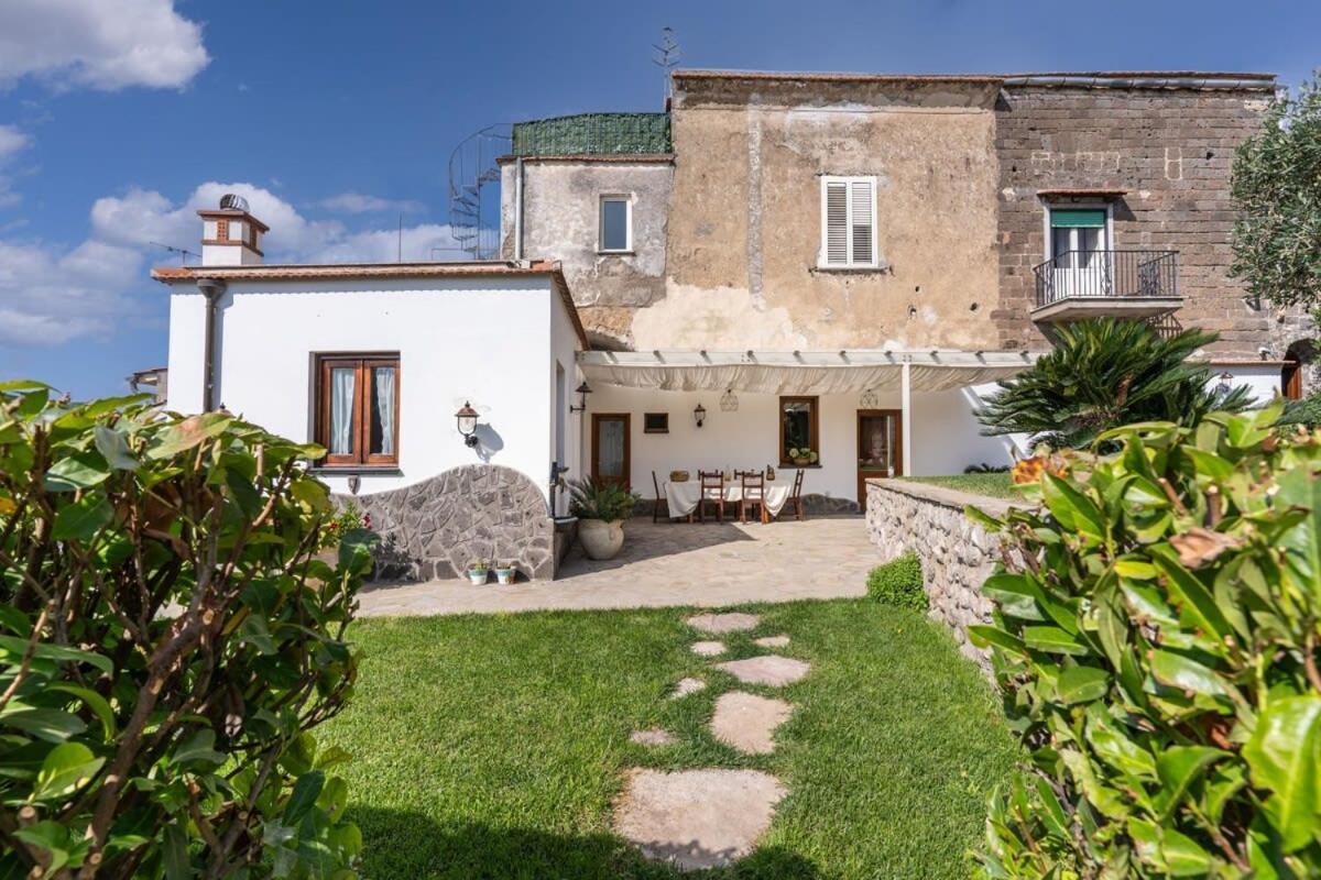 Villa Mimosa Rustic Elegance Views & Pool Massa Lubrense Exteriér fotografie