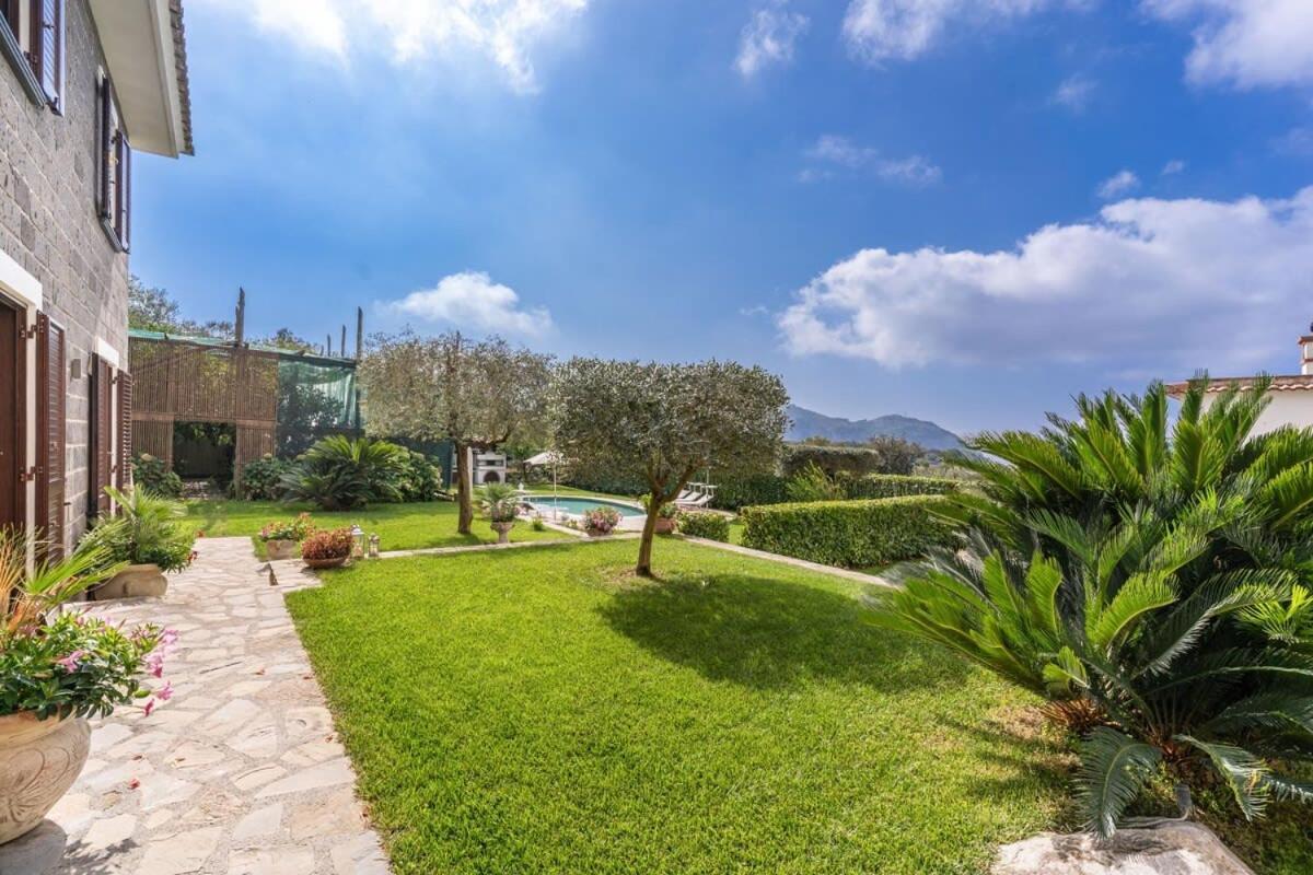 Villa Mimosa Rustic Elegance Views & Pool Massa Lubrense Exteriér fotografie
