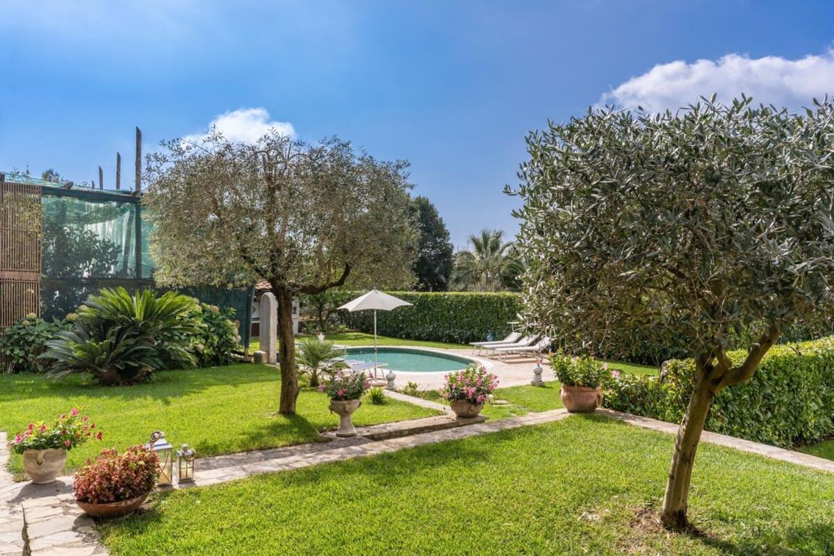 Villa Mimosa Rustic Elegance Views & Pool Massa Lubrense Exteriér fotografie